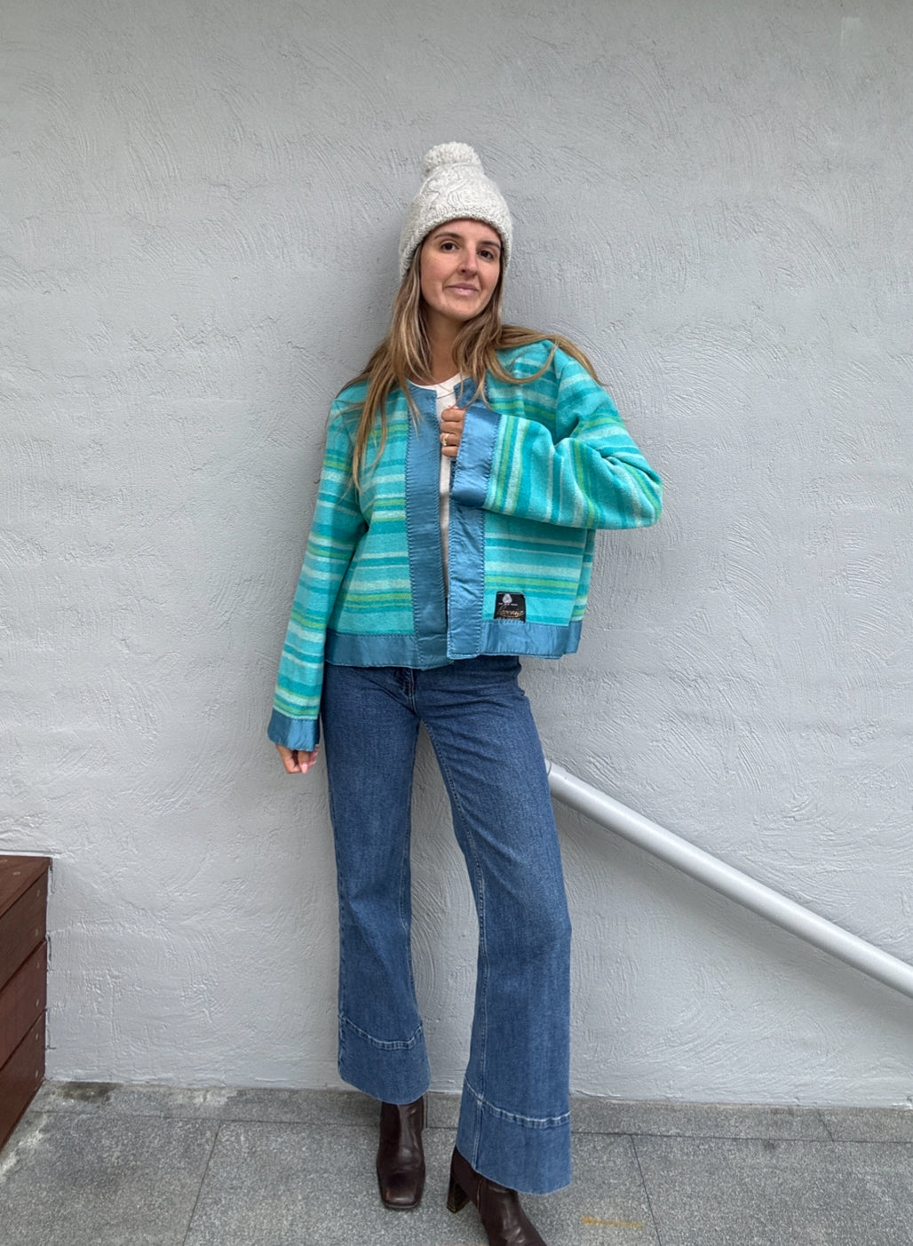 Sunday Snug Cropped Jacket - Seaglass