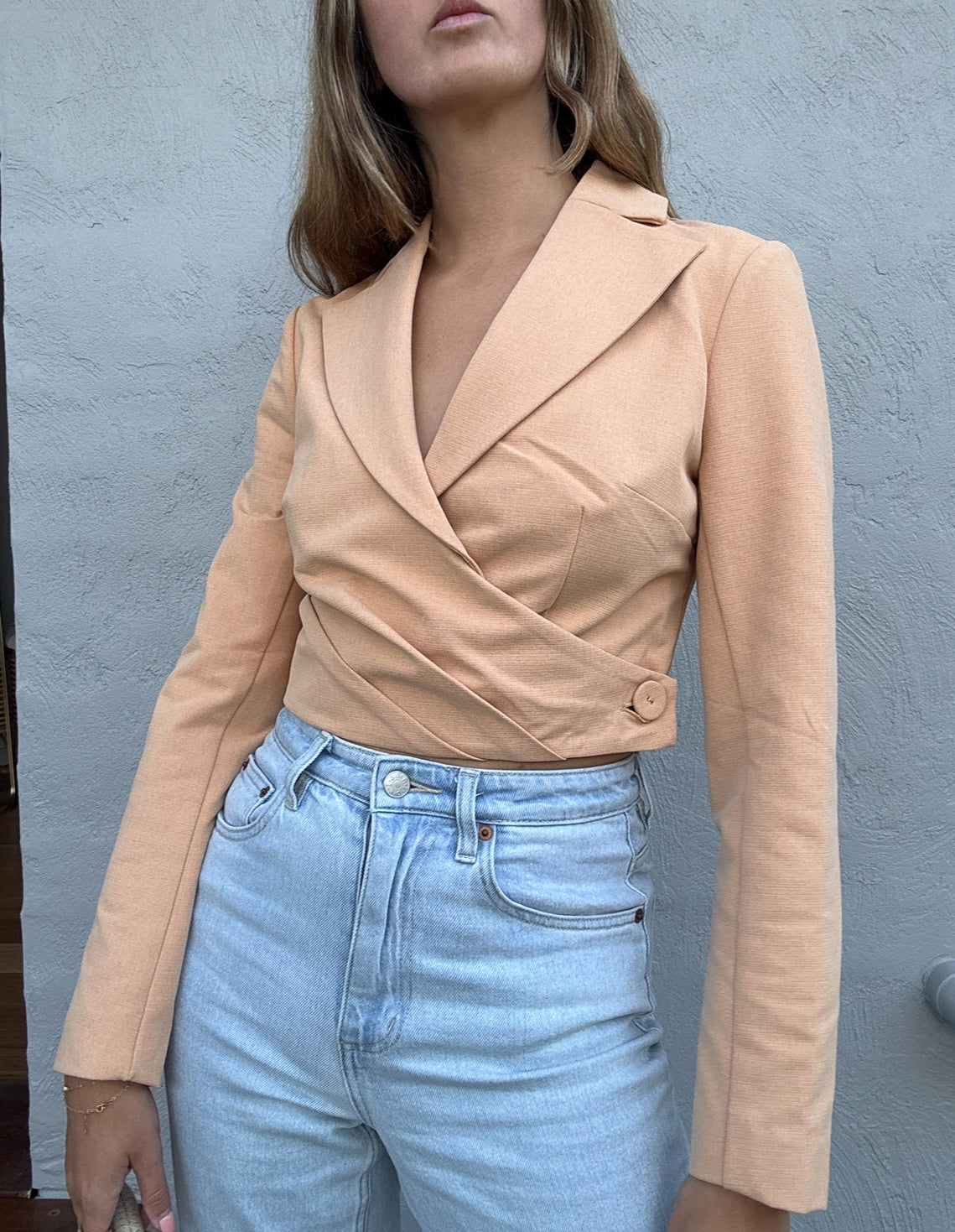 Finders Keepers Mila Crop Blazer // Size 8
