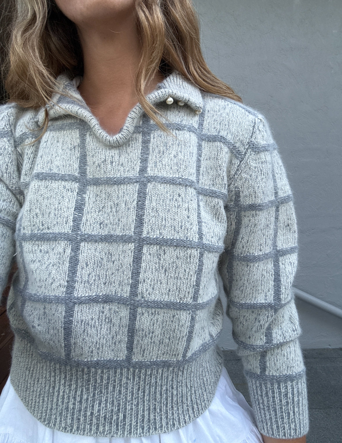 Silk & Wool Crop Knit // Size 12