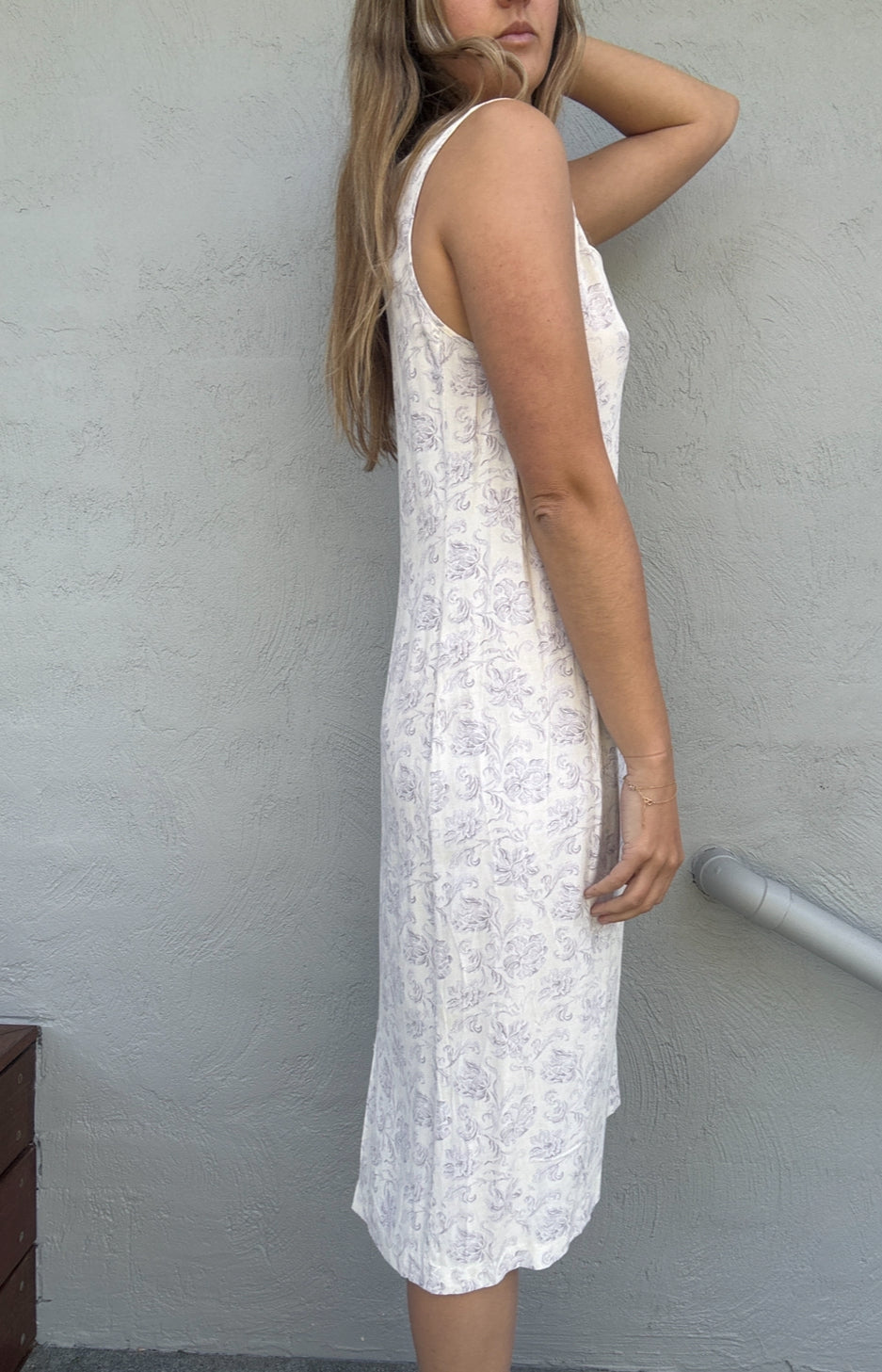 Vintage Country Road Midi Dress // Size 14