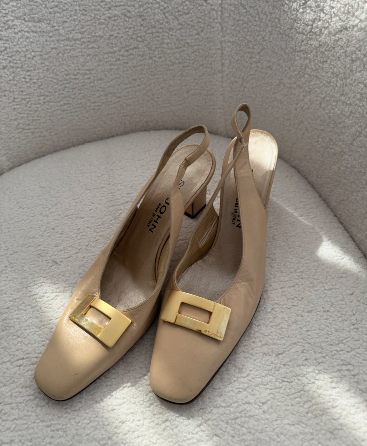 Vintage Nude Heels // Size 8.5