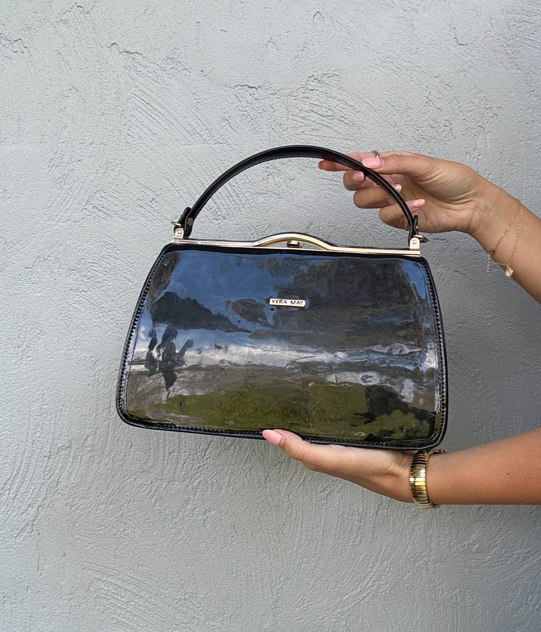 Vera May Patent Handbag
