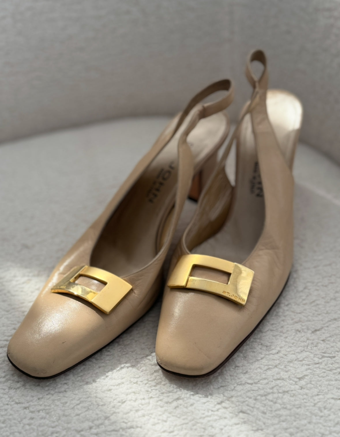 Vintage Nude Heels // Size 8.5