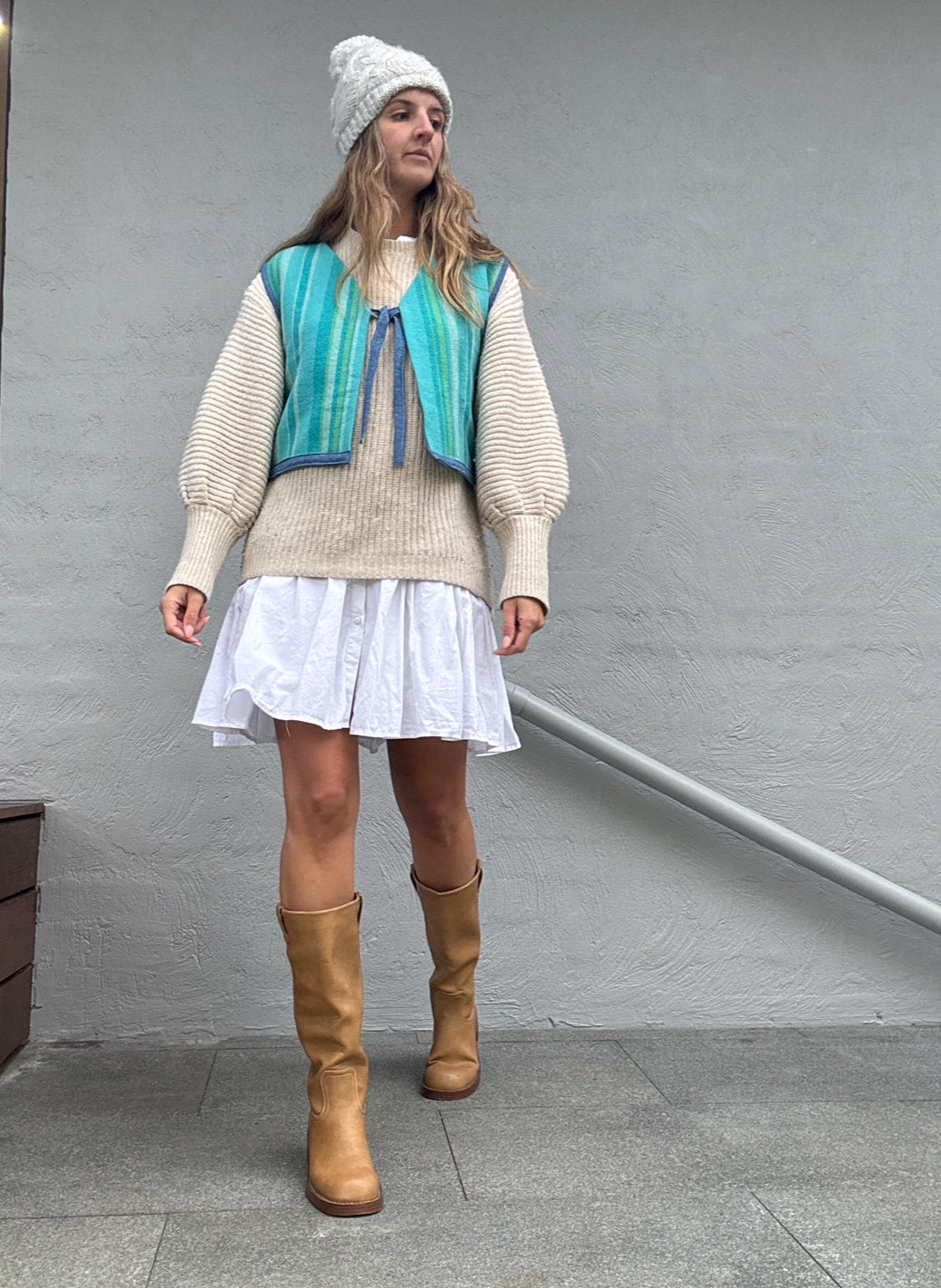 Sunday Snug Vest - Seaglass