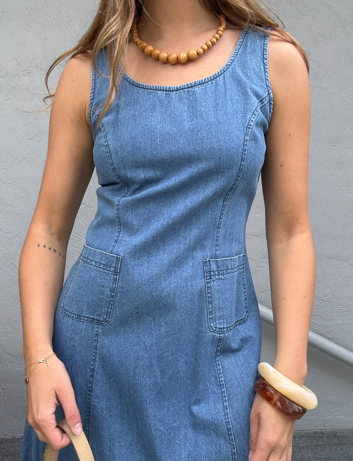 Vintage Denim Maxi // Size 10