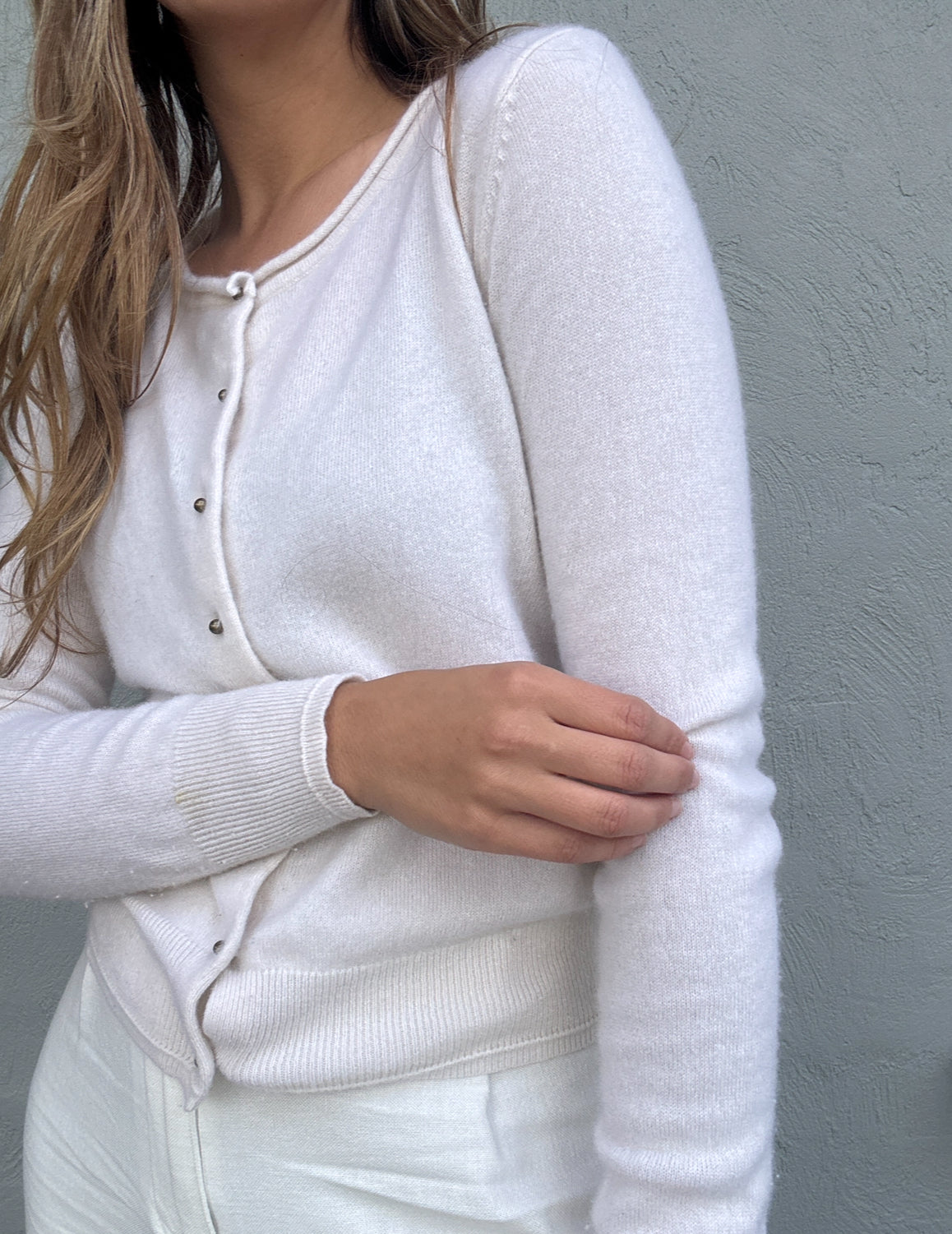 Husk Cashmere Cardigan // Size M