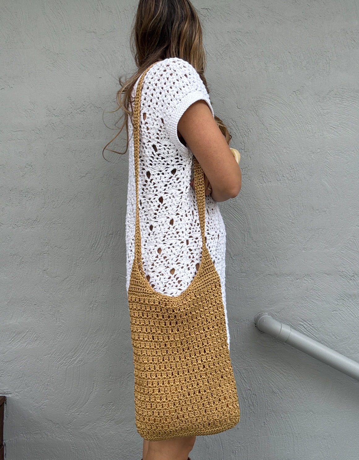 Crochet Knit Dress // Size 6-10