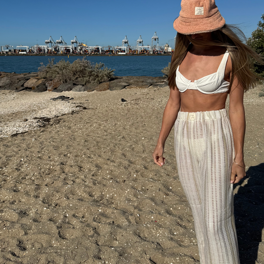 Sundays Beach Pants - Sandstone // Size 6-10