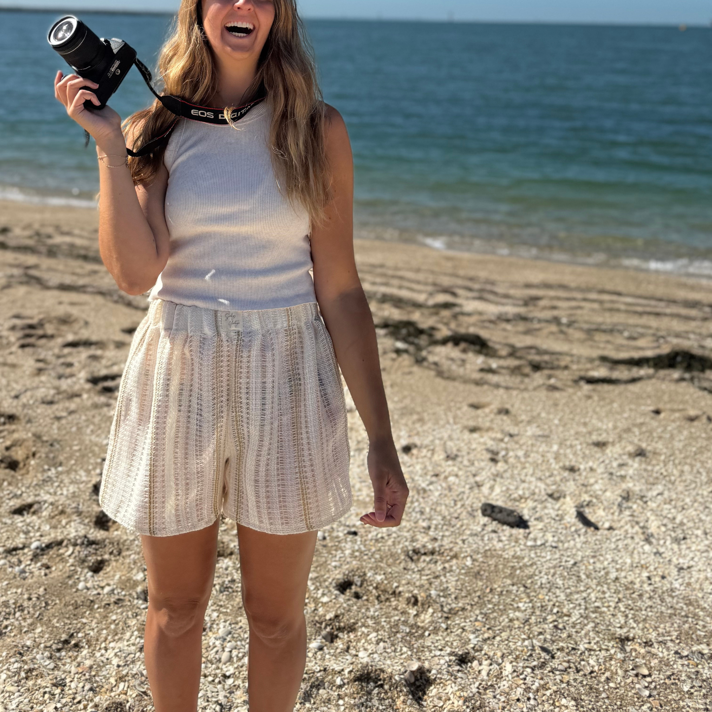 Sundays Beach Short - Sandstone // Size 8-12