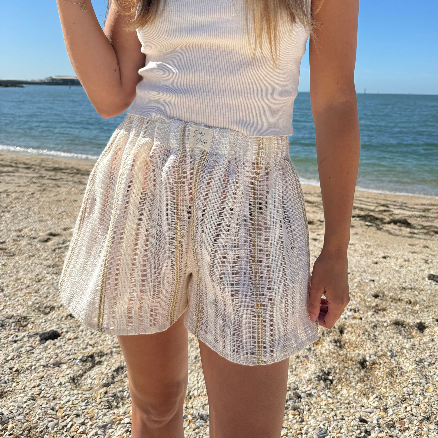 Sundays Beach Short - Sandstone // Size 8-12