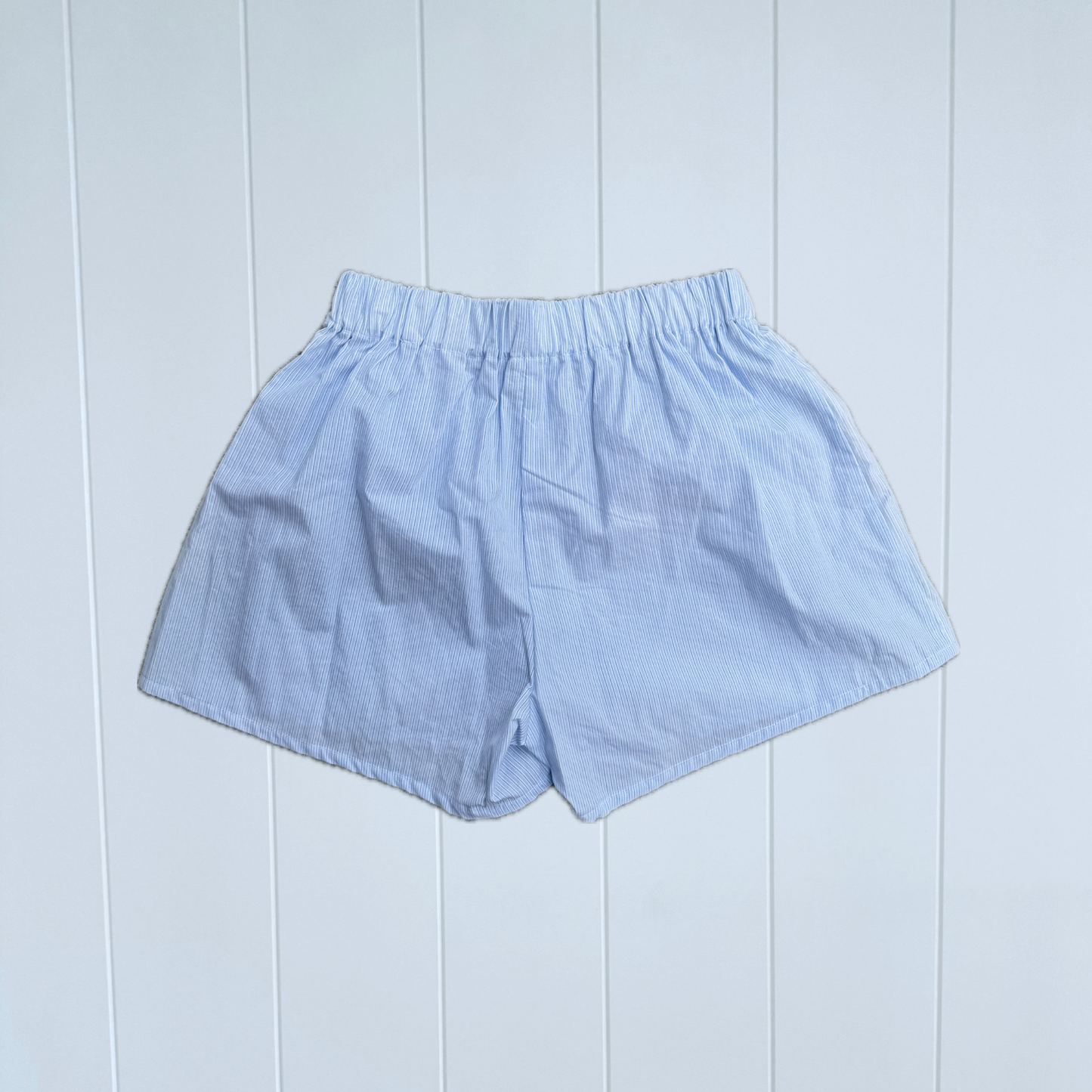 Sunday Shorts - Light Blue Stripe // Size 6-10