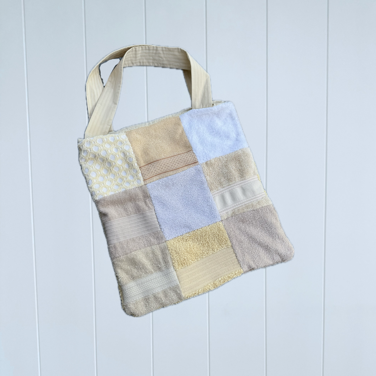 RETOWEL Small Patchwork Bag // Sandy Dreams
