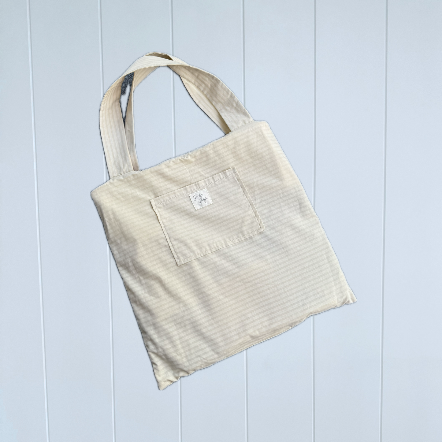 RETOWEL Small Patchwork Bag // Sandy Dreams