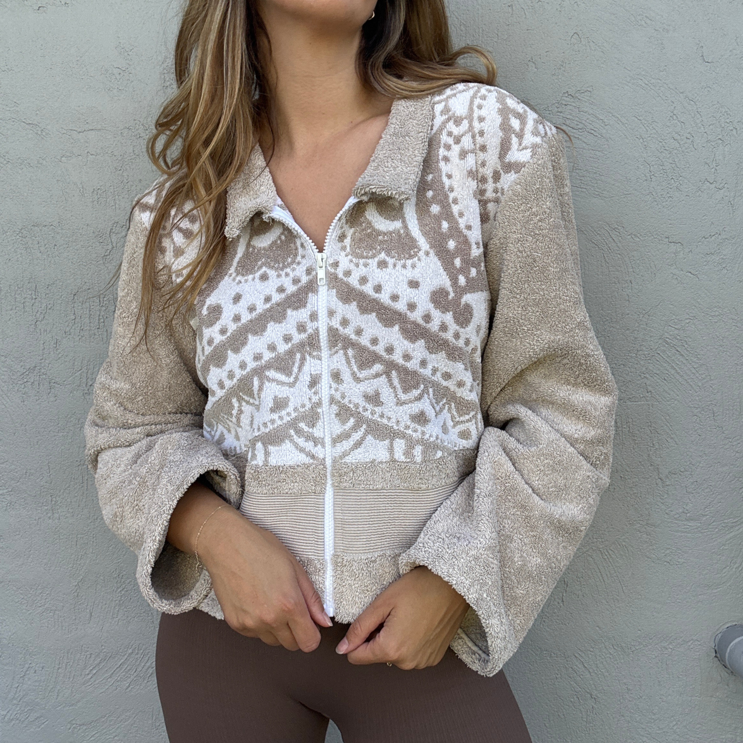 RETOWEL Jacket 003 // Earth Mandala