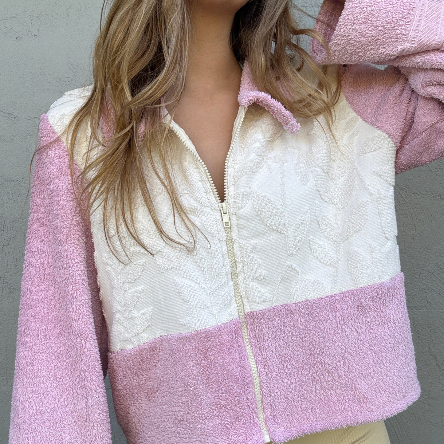 RETOWEL Jacket 004 // Rosewater