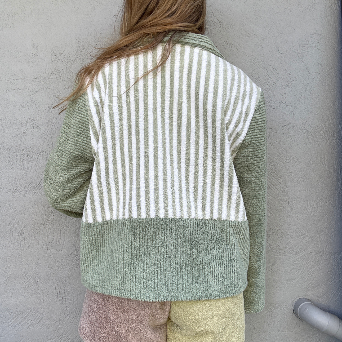 RETOWEL Jacket 005 // Salt Stripe