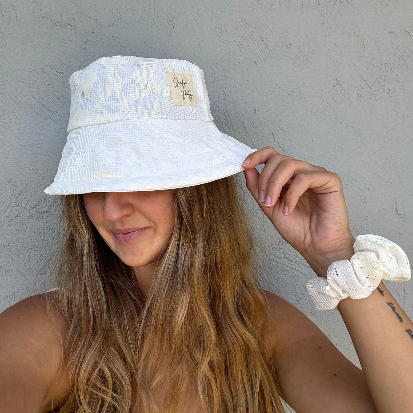 Lace Bucket Hat 001 // One Size