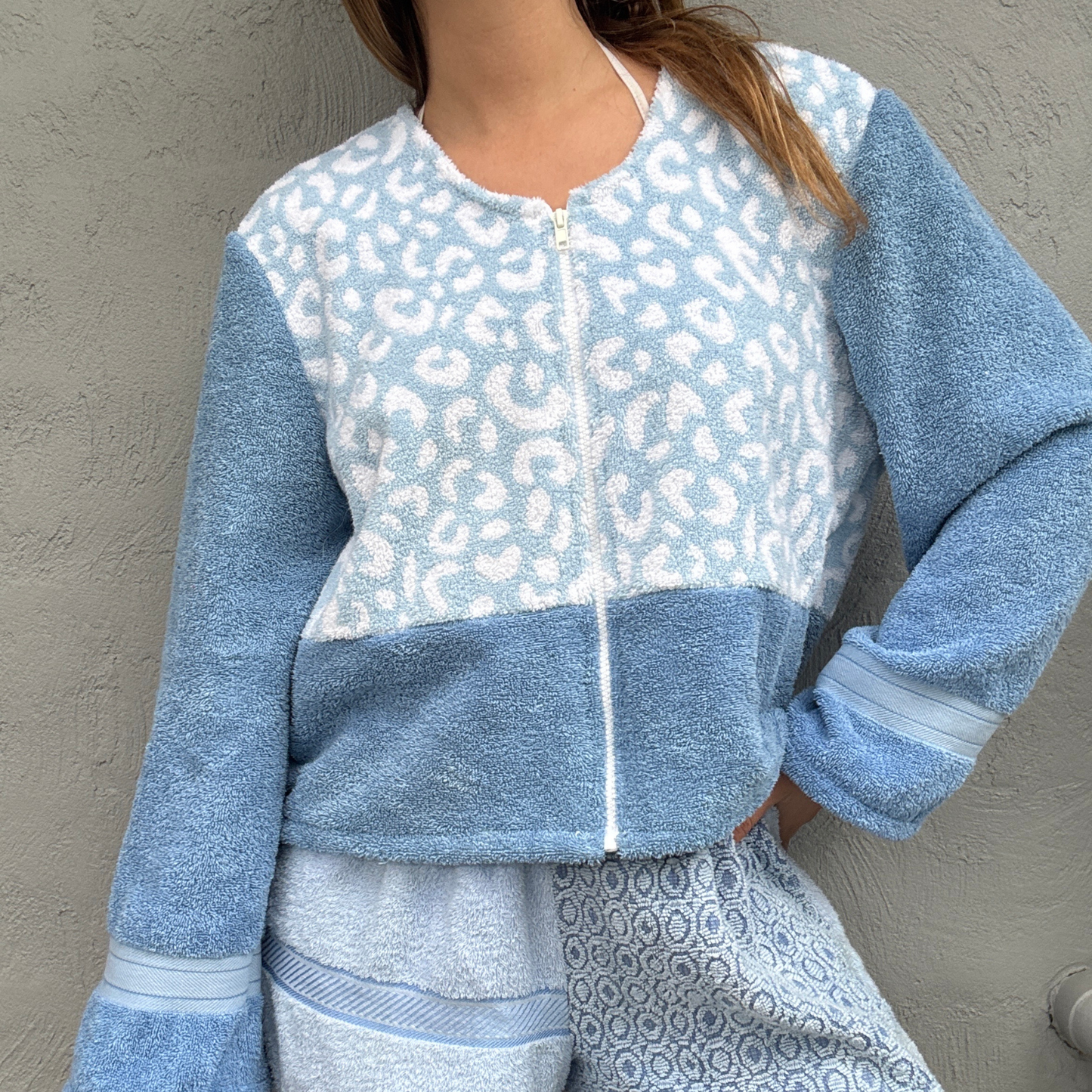 RETOWEL Jacket 008 // Ocean Foam