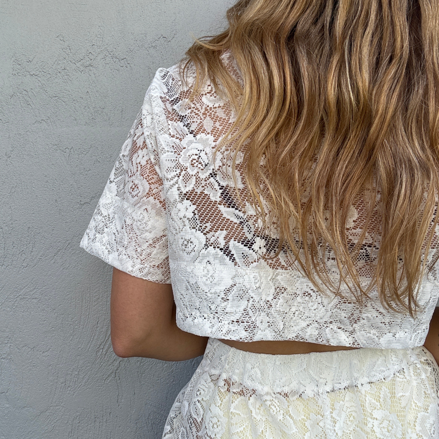 Sundays Lace Tie Top 001 // Size 8-12