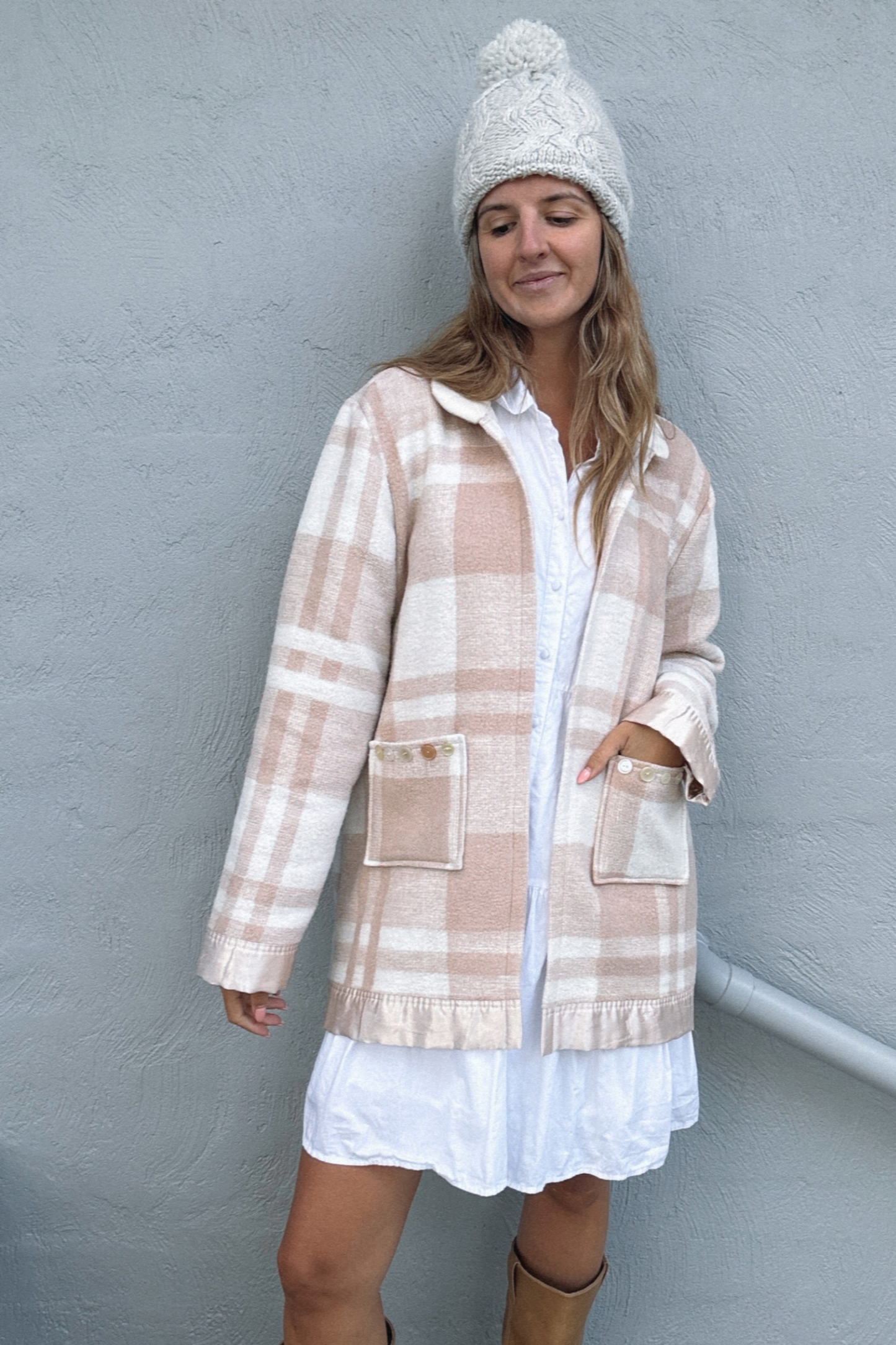 Sunday Snug Jacket - Oat Milk