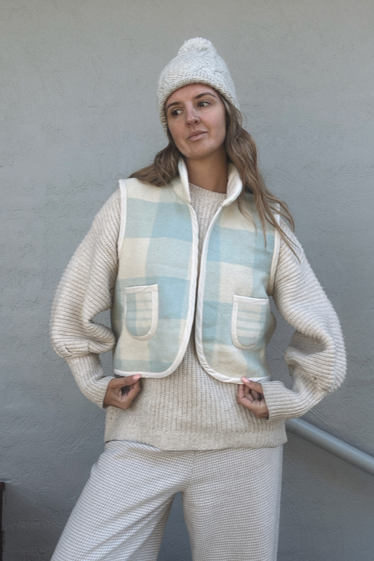 Sunday Snug Vest - Sky