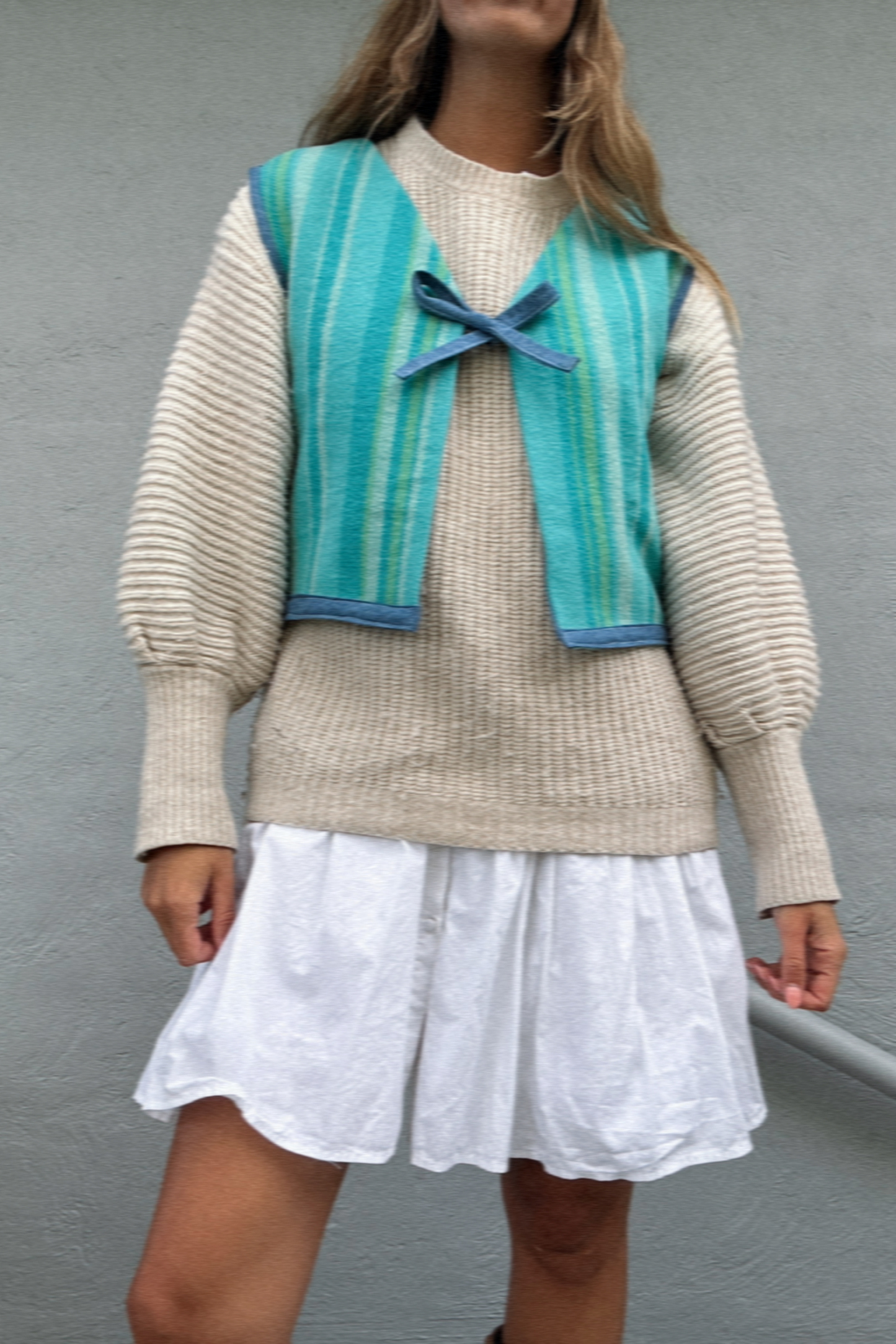 Sunday Snug Vest - Seaglass