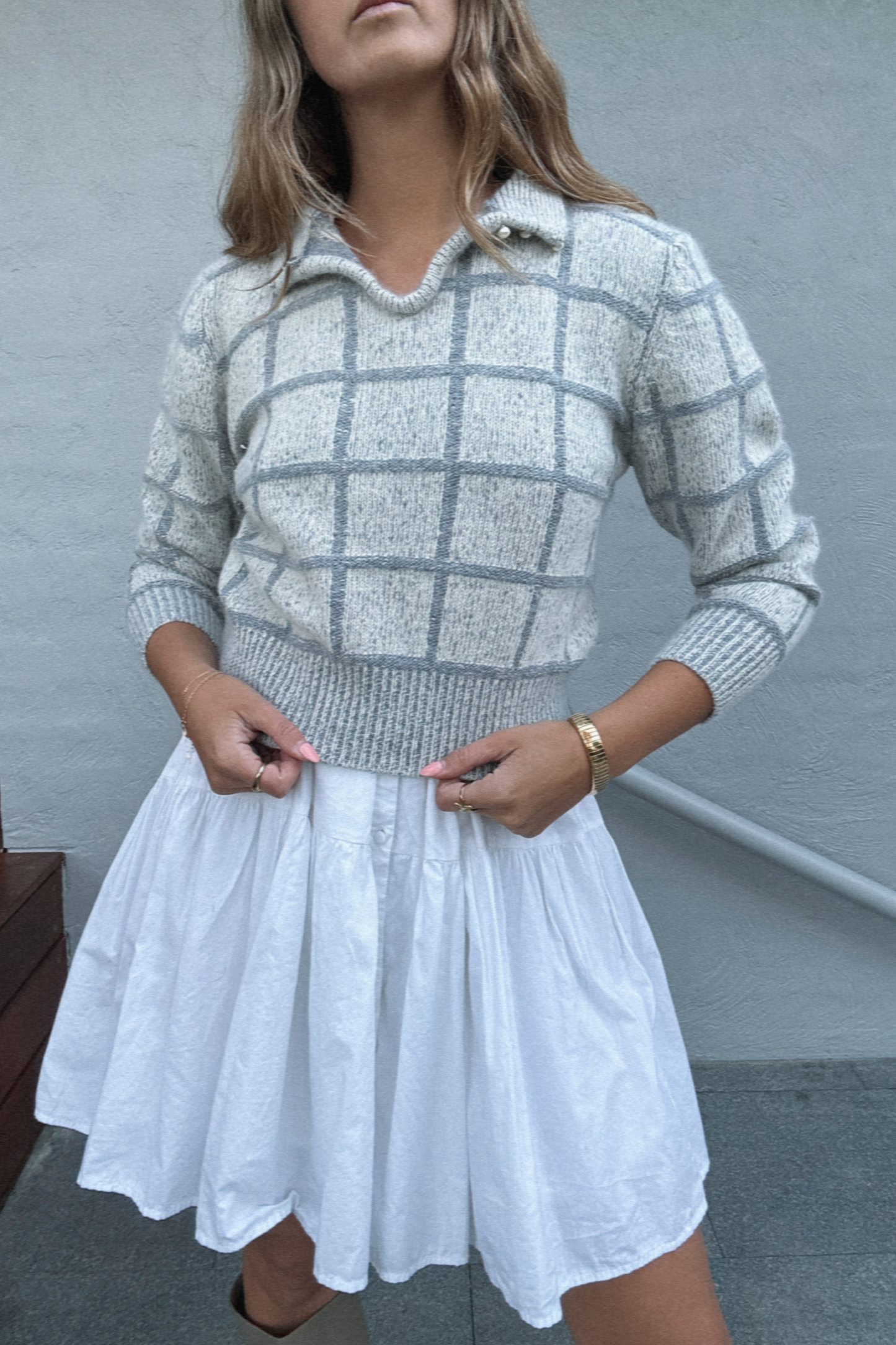 Silk & Wool Crop Knit // Size 12