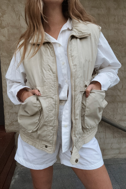 Vintage Utility Vest // Size 8-12