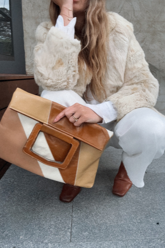 Vintage Leather Clutch