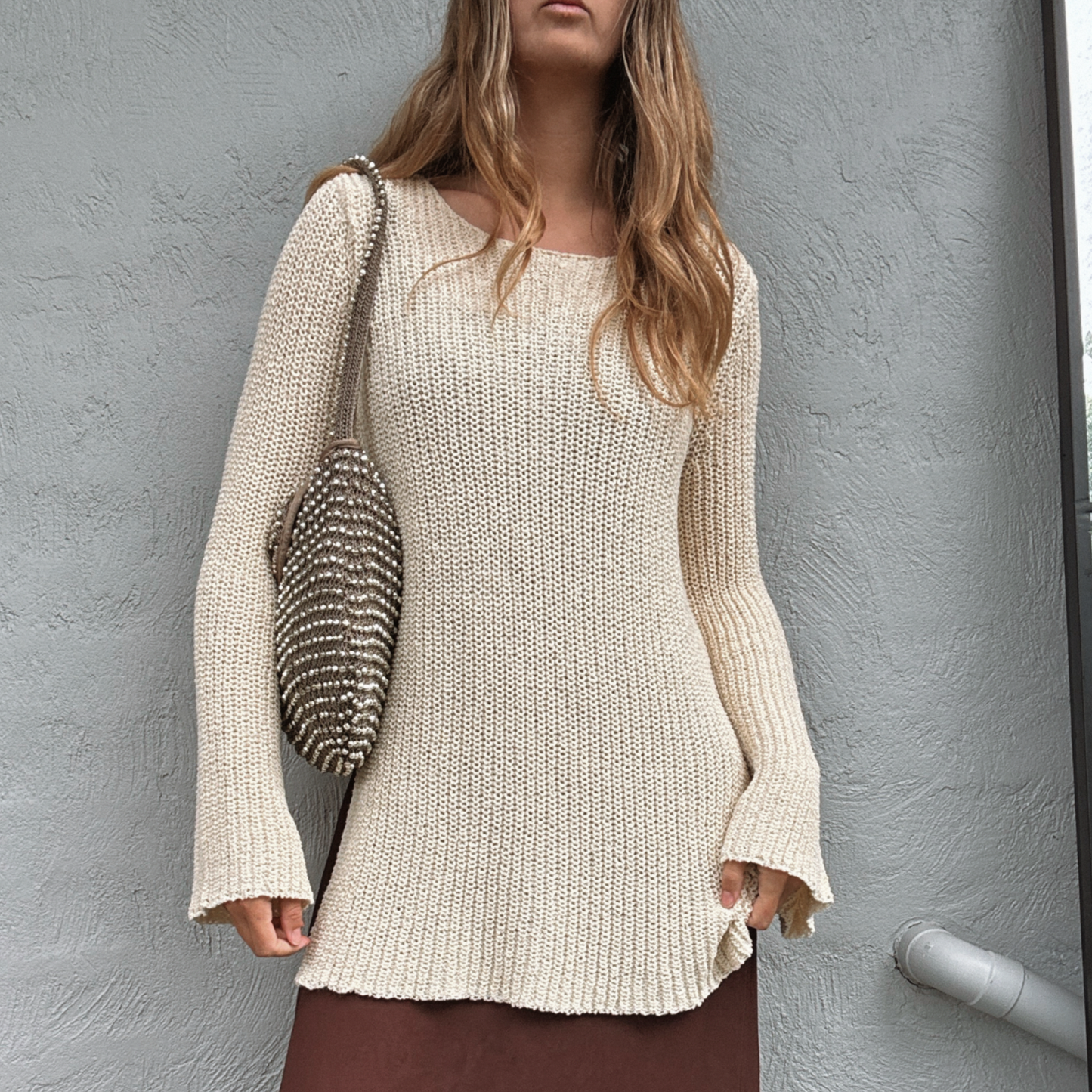 Isadora Beaded Slouch Bag